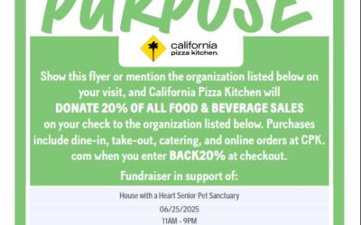 Pizza with a Purpose – CPK @Rio, Gaithersburg, MD will DONATE 20% OF ALL FOOD & BEVERAGE SALES